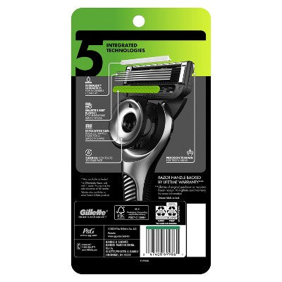 GilletteLabs Value Pack Razor Handle + 5 Blade Refills
