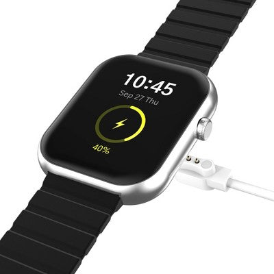 iTouch Air 5 Silver Case with 1 magnetic and 1 nylon strap Smartwatch Set