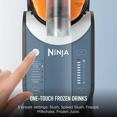 Ninja SLUSHi 88oz Professional Frozen Drink Maker with RapidChill Technology 5 Preset Programs Denim FS301ND (LOCAL PICKUP ONLY)