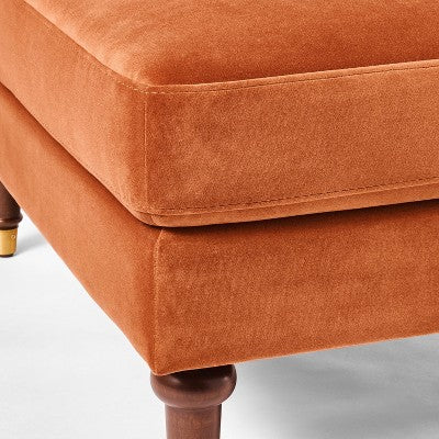 Mercer Cocktail Ottoman Rust - Threshold designed with Studio McGee (LOCAL PICKUP ONLY)