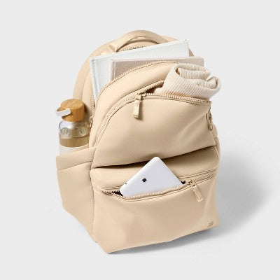 14L Faux Neoprene Backpack - All In Motion Cream