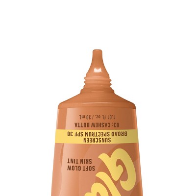 NYX Professional Makeup Buttermelt Glaze Skin Tint with SPF 30 - Cashew Butta - 1.01 fl oz: Contains Shea Butter, Light Coverage, For Face, Cream Form