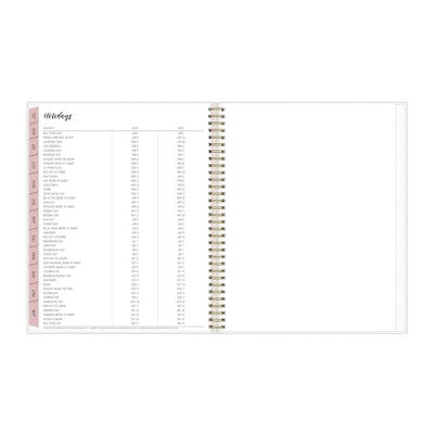 Ivory Paper Co. 2024-25 Weekly/Monthly Planner 11"x8.5" Wirebound Frosted Charley: Adult Stationery, July-June Calendar