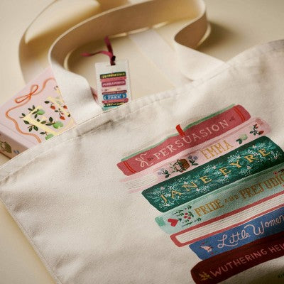 Rifle Paper Co.Ladies Night Book Club Canvas Tote