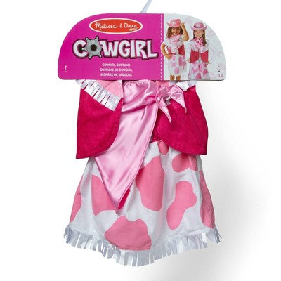 Melissa & Doug Cowgirl Role Play Costume Set (5pcs) - Skirt, Hat, Vest, Badge, Scarf: Toddler Western Apparel (LOCAL PICKUP ONLY)