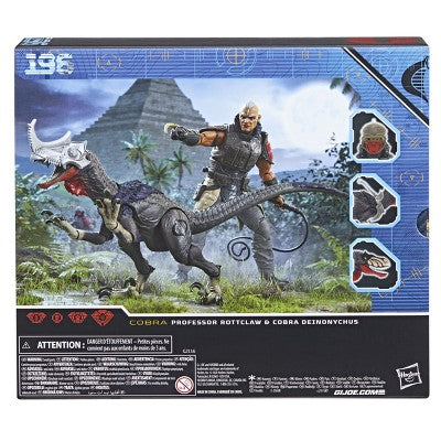 G.I. Joe Classified Series #196, Professor Rottclaw & Cobra Deinonychus Action Figures