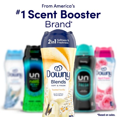 Downy Blends Soft & Fresh In-Wash Scent Booster - Toasted Vanilla Scented Laundry Bead - 5.9oz