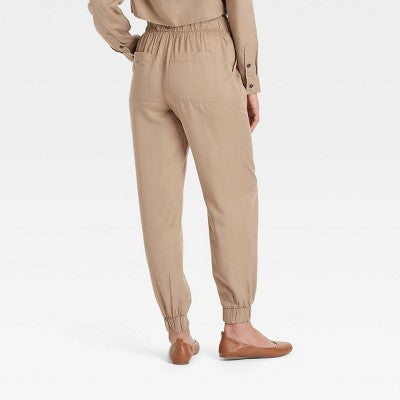 Women's High-Rise Joggers - Universal Thread Tan XS