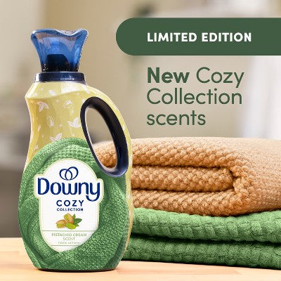 Downy Cozy Liquid Fabric Softener - Pistachio - 38oz