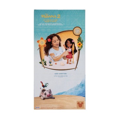 Disney Moana 2 My Singing Friend 14" Moana Doll & Heihei