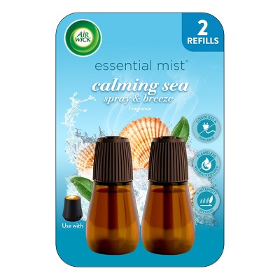 Air Wick Essential Mist Aromatherapy Diffuser Refills - Calming Sea Spray & Breeze - 2ct