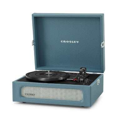 Crosley Voyager Bluetooth Vinyl Record Player - Washed Blue