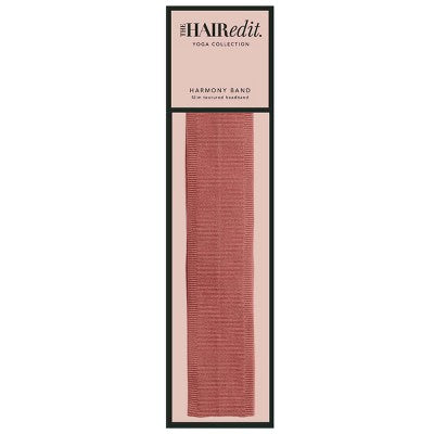 The Hair Edit Harmony Elastic Headband - Terracotta Rose