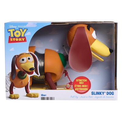 Disney Pixar Toy Story Slinky Dog Pull-Along Toy, 7" Stretchable Spring Dog