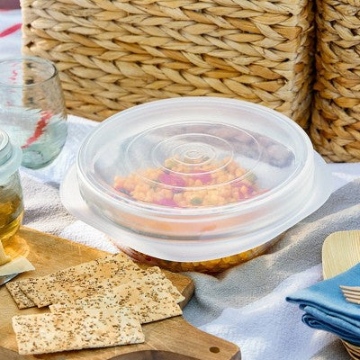 stasher Premium Silicone Reusable Food Storage Lids Starter Kit - Clear - 4pk