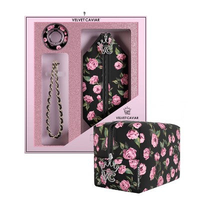 VELVET CAVIAR Phone Accessories Set - Pink Rose Floral