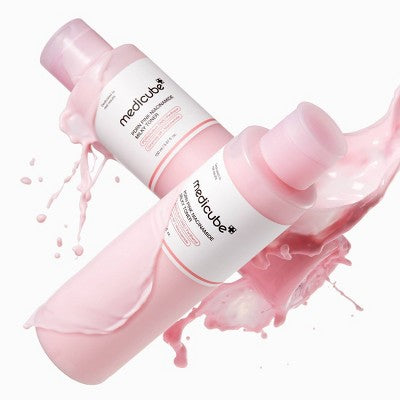 medicube PDRN Pink Niacinamide Milky Toner Korean Skincare - 5.07 fl oz: Moisturizing, Skin Tone Improvement, Pore Reduction