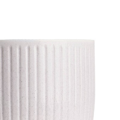 LiveTrends Belice Ceramic Indoor Planter Pot White 5.5"x6.5"x6.5"