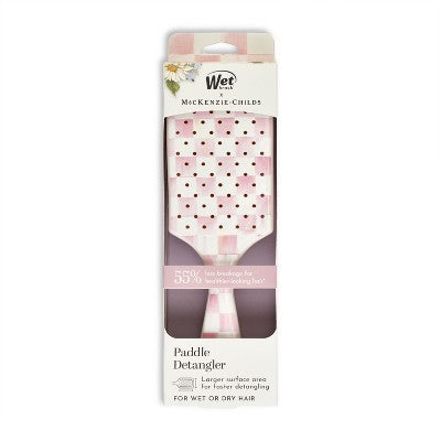 MacKenzie-Childs x Wet Brush Paddle Detangler - Rosy Check