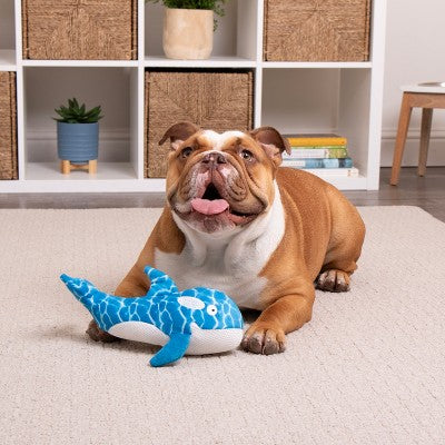 TrustyPup Silent Swimmer with Chew Guard Dog Toy