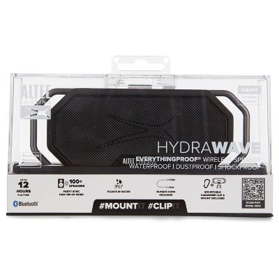 Altec Lansing HydraWave Bluetooth Waterproof Speaker - Black