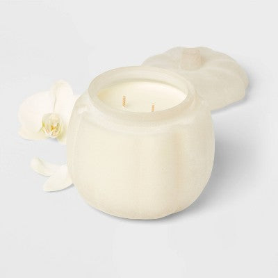2-Wick Pumpkin Glass Candle Vanilla Pumpkin 20oz - Threshold