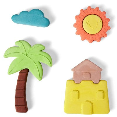 Jumbo Puzzle Chalk Palm Tree and Sunshine - Bullseye's Playground