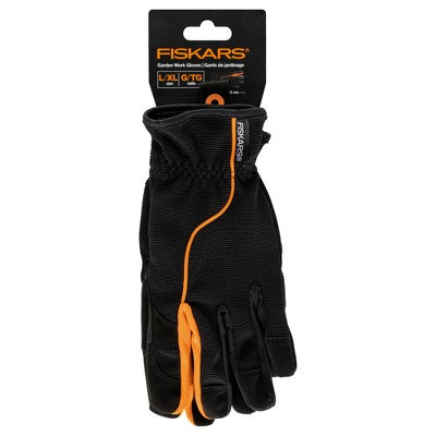 Fiskars 2pc Adult Garden Work Gloves L/XL