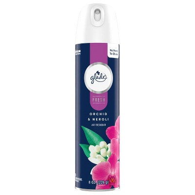 Glade Fresh Aerosol Room Air Freshener - Orchid & Neroli - 8oz