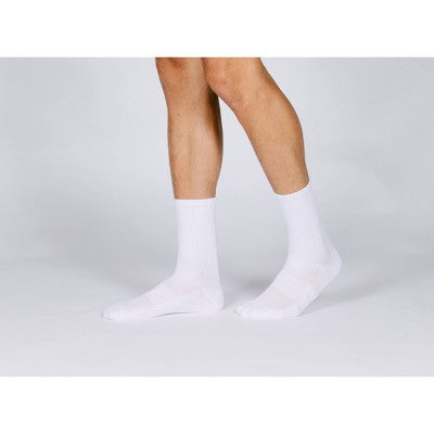 Pair of Thieves Men's Solid Crew Socks 3pk - White 6-12