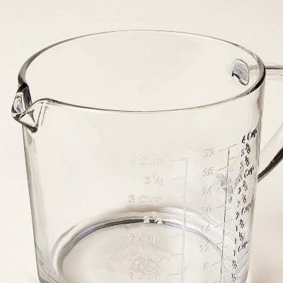 32oz Glass Measuring Cup Clear - Hearth & Hand with Magnolia: Dishwasher-Safe, Microwave-Safe, Easy-Pour Spout