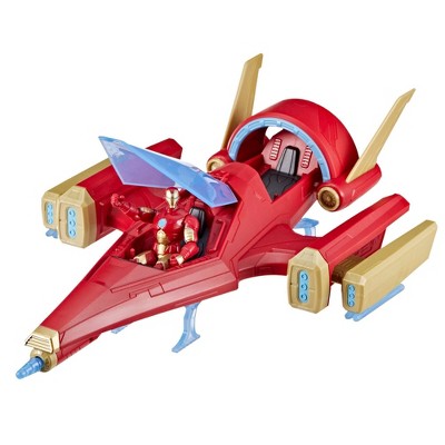 Marvel Avengers Iron Man Repulsor Blast Battle Jet and Action Figure