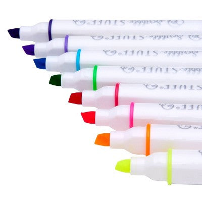 Scribble Stuff 8ct Doubled Ended Highlighter Marker/Fine Tip Pen