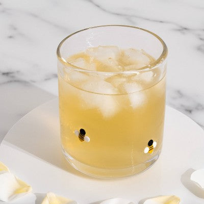 Madison Home 16 fl oz Icon Glass Honey Bees