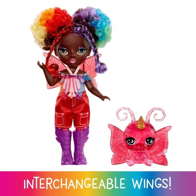 Rainbow High Littles Rainbow Fantasy Fairies + Pet - Astrid, Rainbow 5.5" Small Doll & Butterfly