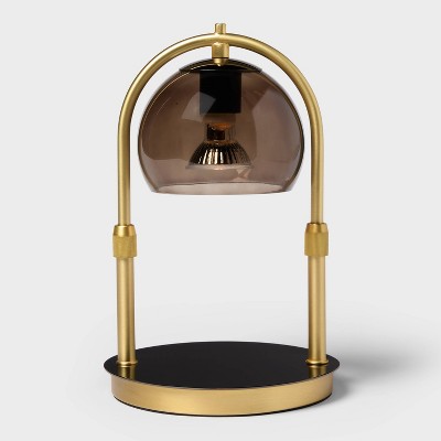 Candle Lamp Warmer Arched Gold and Black - Threshold