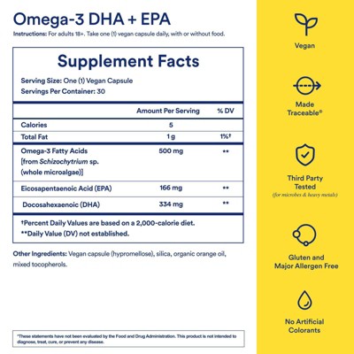 Ritual Omega 3 and Fish Oil Capsule - 30ct