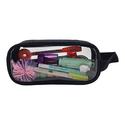 Clear Plastic Pouch Black - up&up