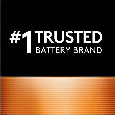 Duracell Coppertop 9V Batteries - 4pk Alkaline Battery: Household Single-Use, 9.000V