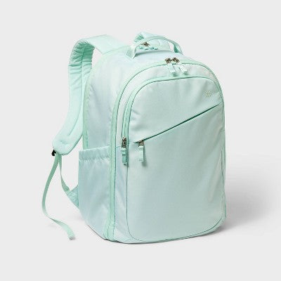 Everyday to Travel Backpack - All In Motion Mint: Water-Resistant, Fits 17" Laptop