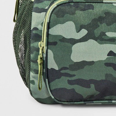 Boys' 16" Two Pocket Camo Backpack - Cat & Jack Green