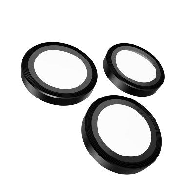 Case-Mate Apple iPhone 16 Pro/iPhone 16 Pro Max Aluminum Ring Lens Protector - Black: Dust-Resistant