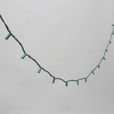 Philips 200ct Heavy Duty Incandescent Indoor/Outdoor Miniature String Lights Clear with Green Wire and Remains Lit Technology
