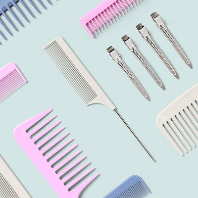 Metal Single Rat Tail Comb - Gray - up&up