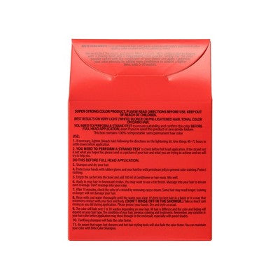 BRITE Instant Color Zero Waste Hair Color - Red - 0.176oz