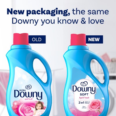 Downy Soft & Fresh Liquid Fabric Softener - April Fresh - 100 fl oz