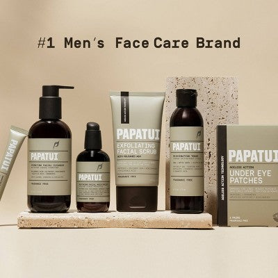 Papatui Hydrating Men's Niacinamide and Hyaluronic Acid Face Cleanser - Unscented - 8 fl oz