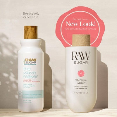 Raw Sugar The Wave Maker Shampoo - Lychee + Coconut - 16 fl oz