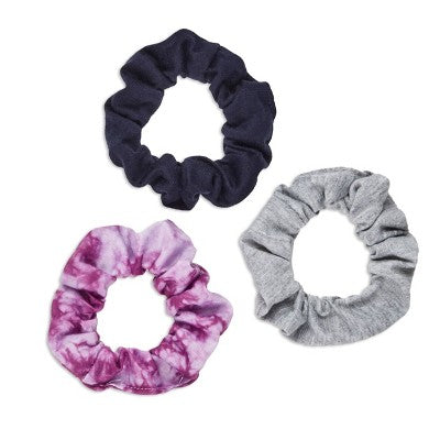 scunci Hair Accessories Scrunchies and Hair Ties Organizer with 3 Bonus Scrunchies - Clear - All Hair - 4pcs set