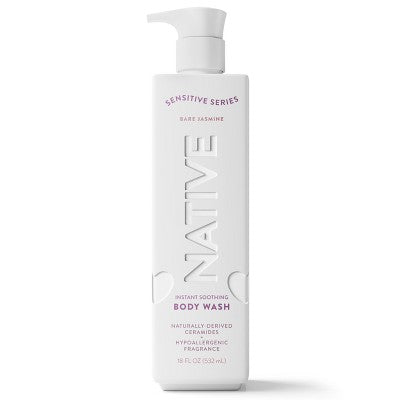 Native Sensitive Series Hypoallergenic Fragrance 24-Hour Hydrating Body Wash - Bare Jasmine - 18 fl oz
